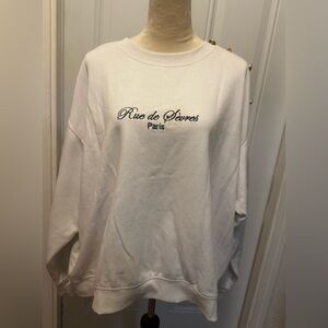 H&M Cream Crewneck Sweater